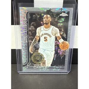 2025-26 Topps Chrome Basketball Stephon Castle NBA All Rookie Team #228 Pulsar
